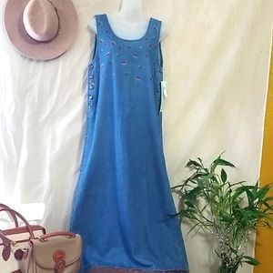 Cute Jane Ashely, Jean maxi dress